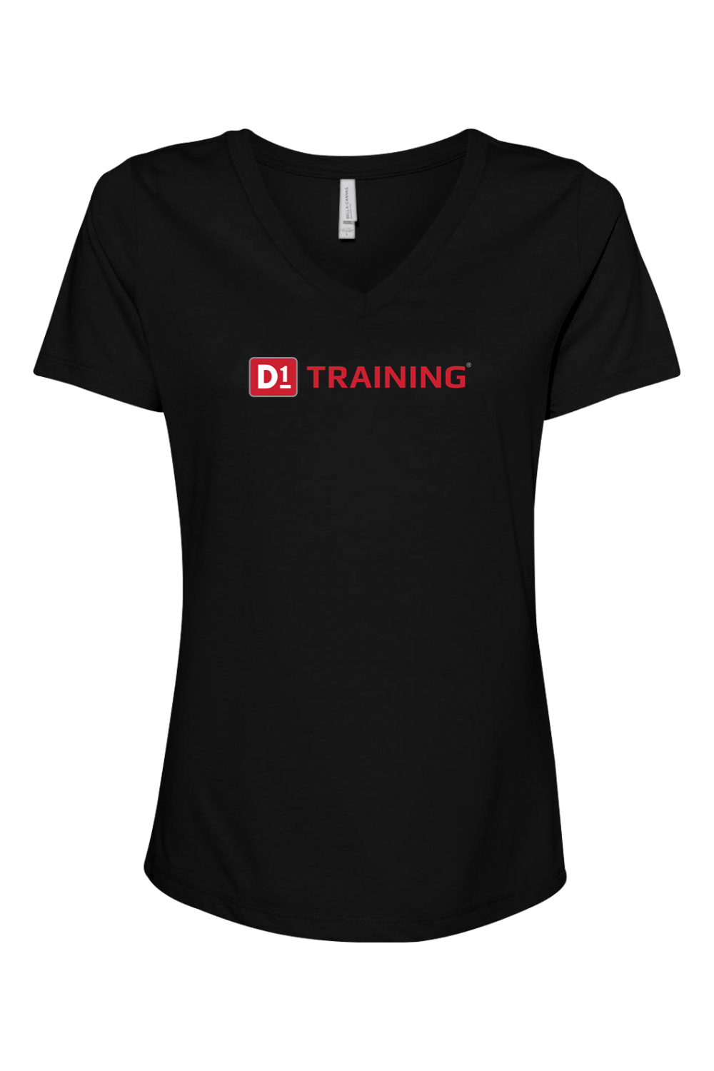 D1 Training Women's Relaxed V-Neck T-Shirt Signature Lacrosse
