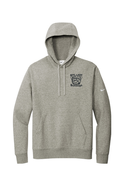 NYCLB Embroidered Nike Club Fleece Sleeve Swoosh Pullover Hoodie