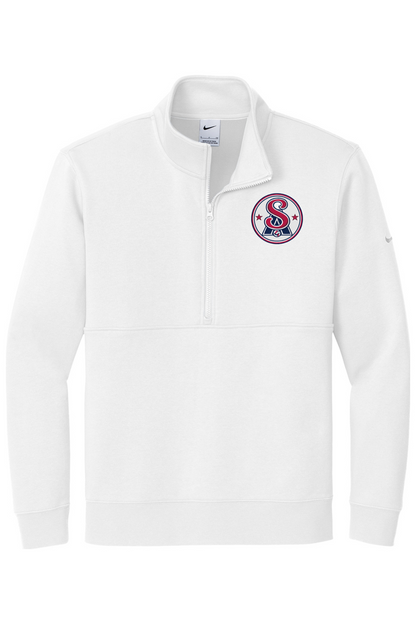 Southern Aces Volleyball Embroidered Nike Club Fleece Sleeve Swoosh 1/2-Zip