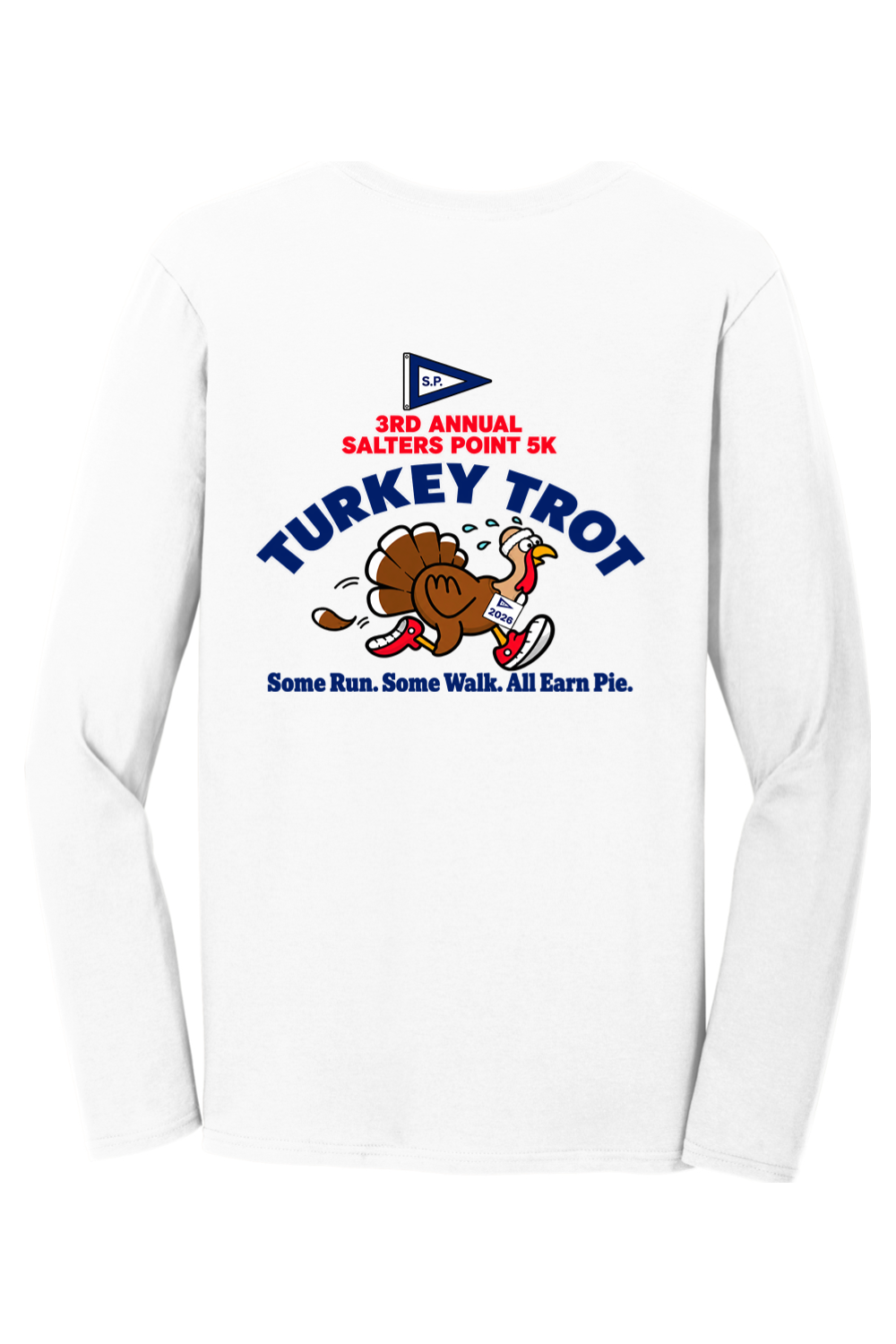 Salters Point Turkey Trot Gildan Softstyle Long Sleeve T-Shirt