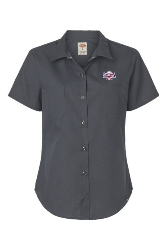 Croatia North Women's Dickies Women's Indurtrial Short Sleeve Work Shirt