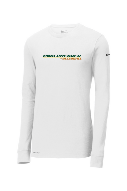 PNW Premier Volleyball Nike Dri-FIT Cotton/Poly Long Sleeve Tee
