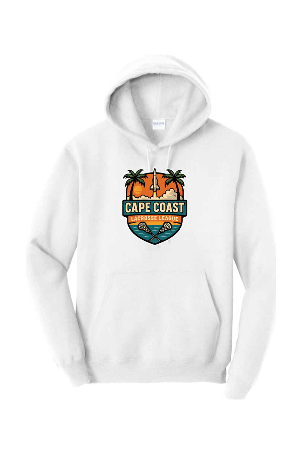 Cape Coast Lacrosse Adult Heavyweight Hoodie