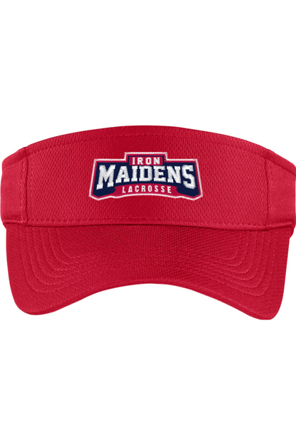 Iron Maidens Lacrosse Embroidered Visor