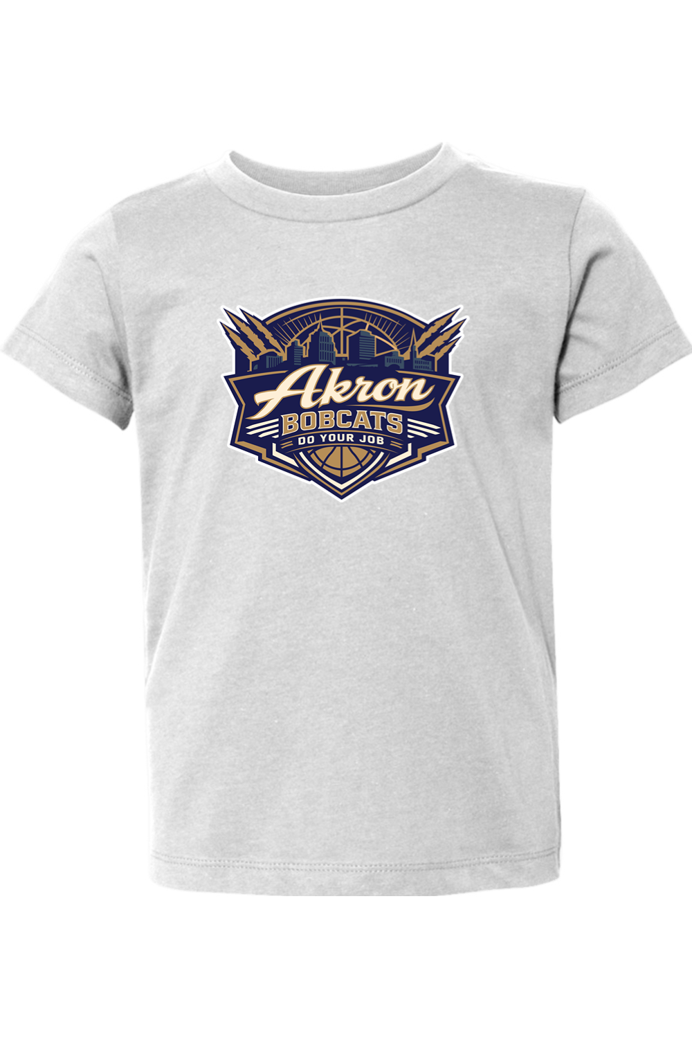 Arkron Bobcats Basketball Toddler T-Shirt