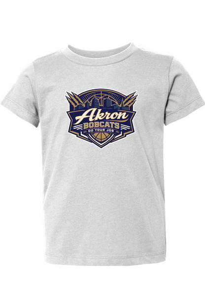 Arkron Bobcats Basketball Toddler T-Shirt