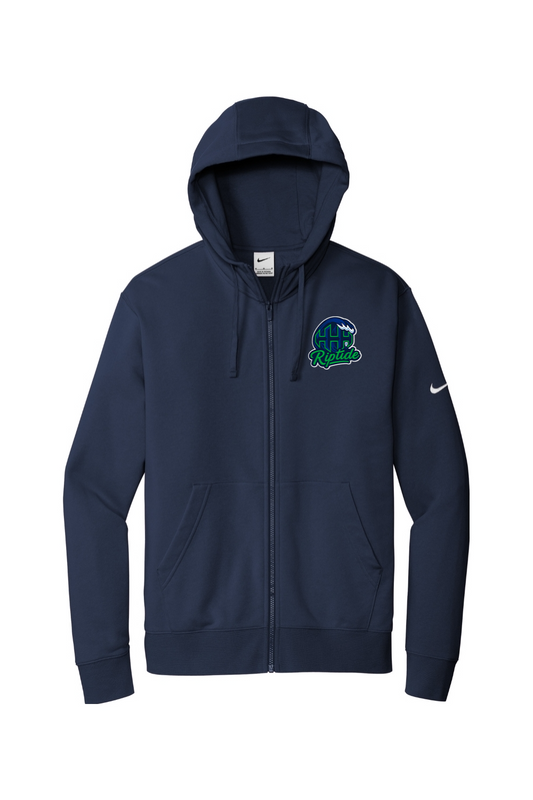 HHH Riptide Embroidered Nike Club Fleece Sleeve Swoosh Full-Zip Hoodie