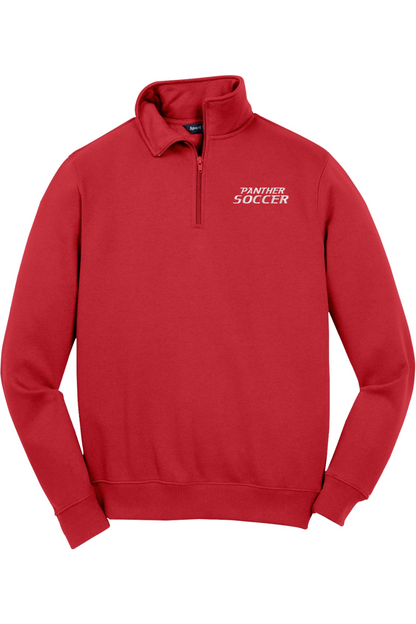 Panther Soccer Adult Embroidered Quarter-Zip Pullover