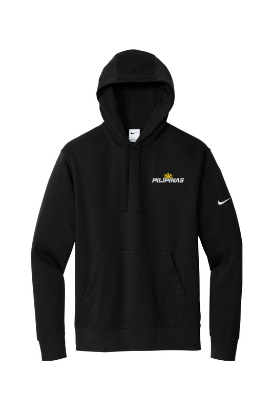Philippines Lacrosse Embroidered Nike Club Fleece Sleeve Swoosh Pullover Hoodie