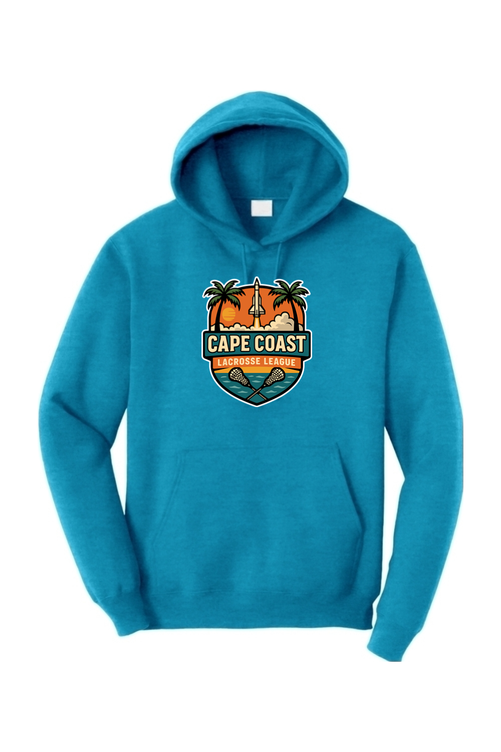 Cape Coast Lacrosse Adult Heavyweight Hoodie