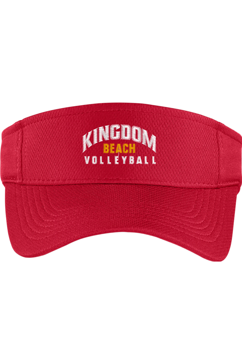 Kingdom Beach Volleyball Embroidered Visor