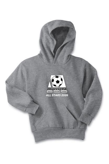 Murrieta Youth Soccer Youth Core Fleece Pullover Hooded Sweatshirt