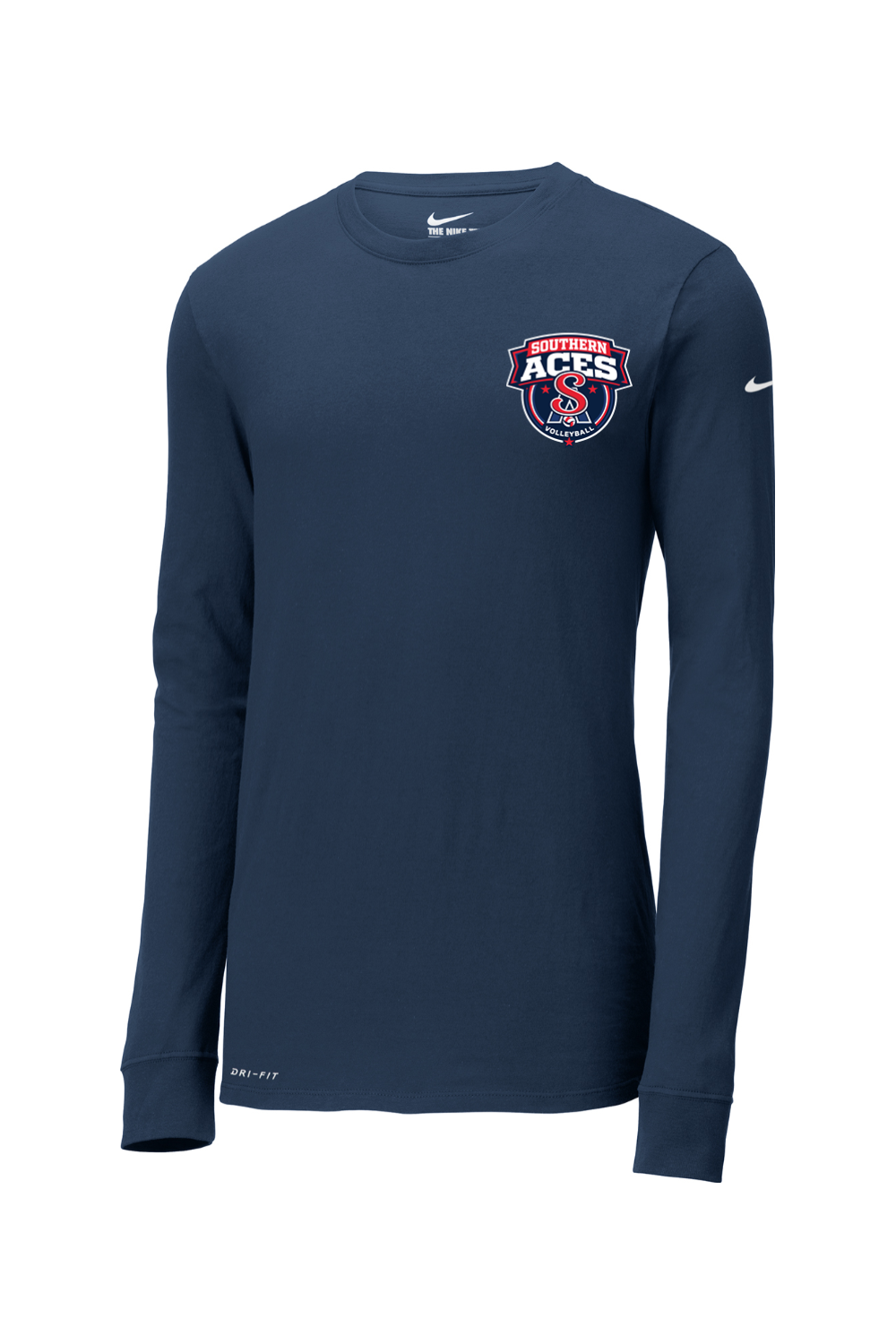 Southern Aces Volleyball Nike Dri-FIT Cotton/Poly Long Sleeve Tee