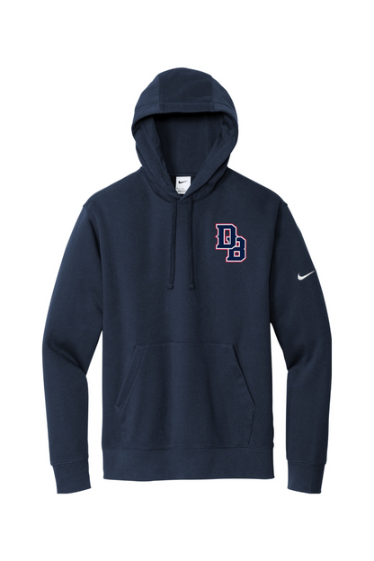 Dallas Bats Baseball Embroidered Nike Club Fleece Sleeve Swoosh Pullover Hoodie