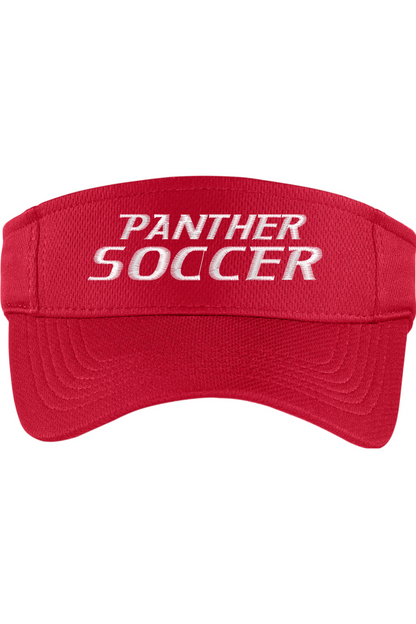 Panther Soccer Embroidered Visor