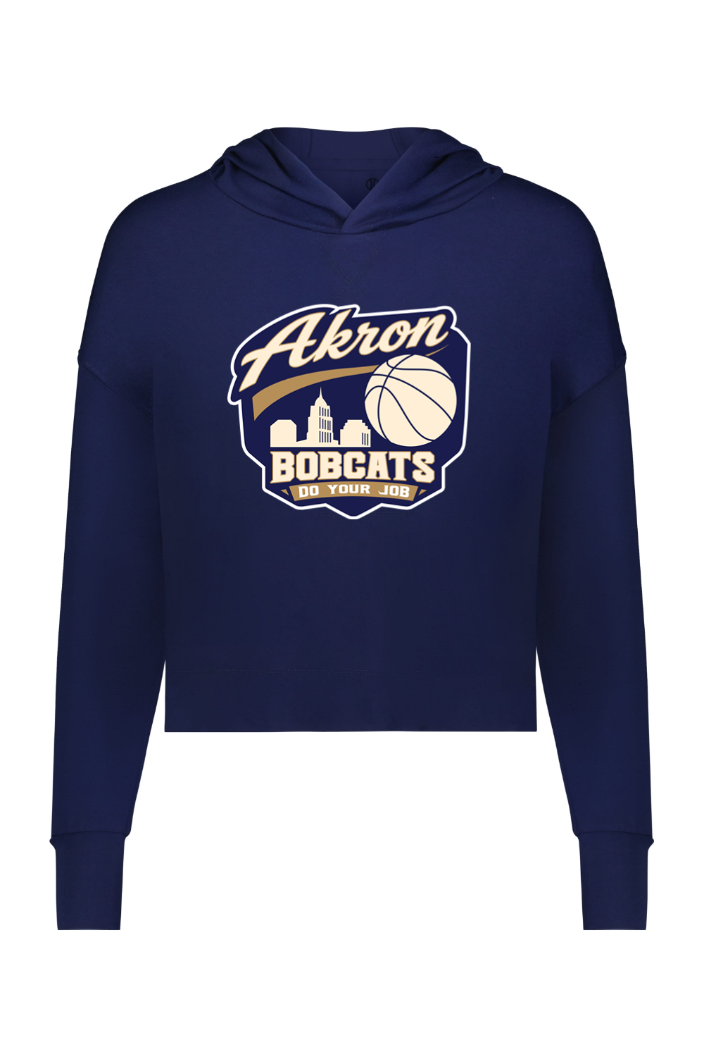 Arkron Bobcats Basketball Youth Girl's Effortless Hoodie