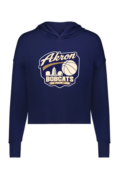 Arkron Bobcats Basketball Youth Girl's Effortless Hoodie