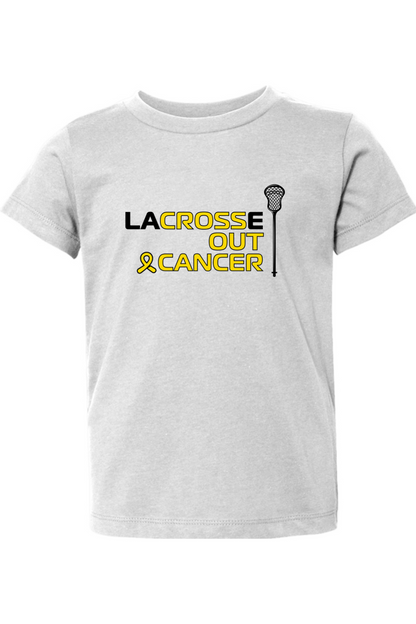 LaCROSSe Out Cancer Toddler T-Shirt