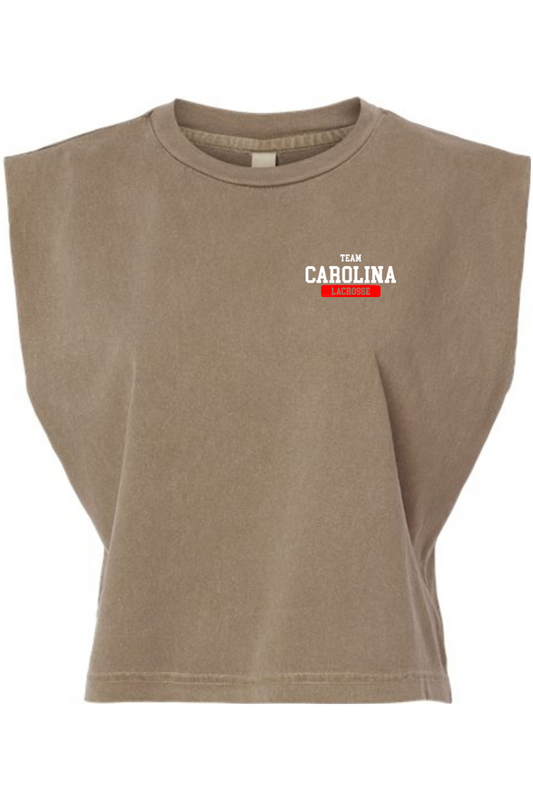 Team Carolina American Apparel Garment-Dyed Women's Heavyweight Muscle Tee