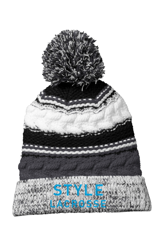 Style Lacrosse Pom Pom Team Beanie