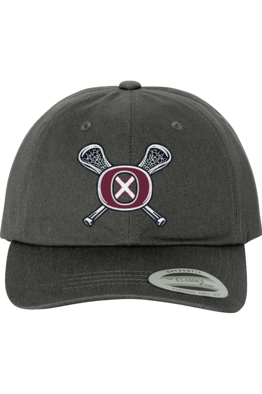 Oxford Lacrosse Embroidered Dad Hat
