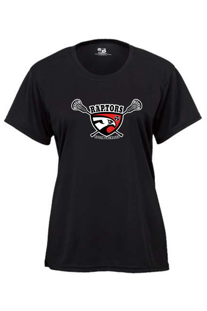 Raptors Lacrosse Youth Girl's Athletic T-Shirt
