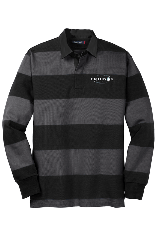 Equinox Volleyball Club Sport-Tek Classic Long Sleeve Rugby Polo Signature Lacrosse
