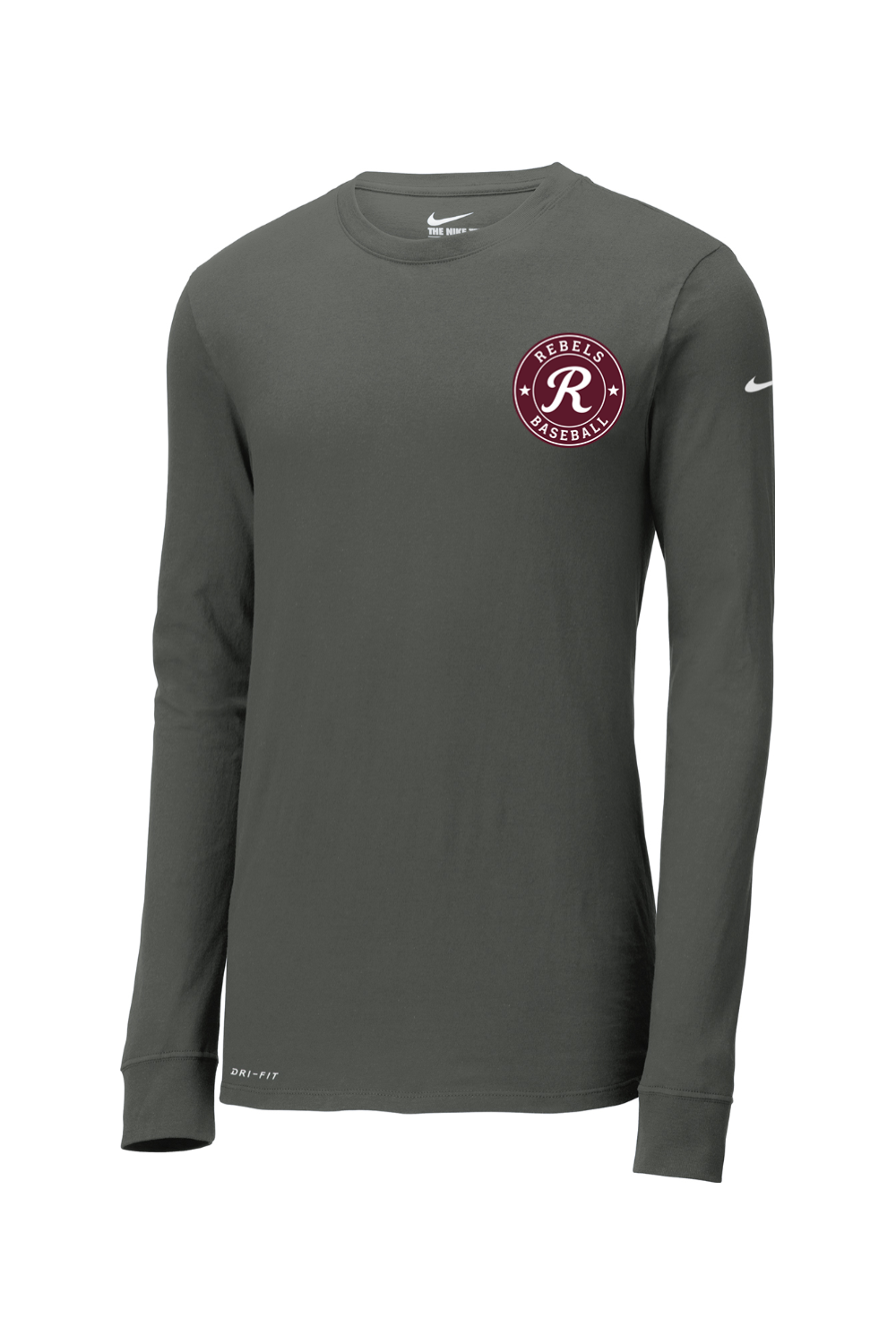 Rebels Travel Baseball Nike Dri-FIT Cotton/Poly Long Sleeve Tee