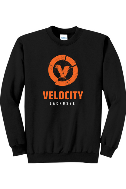 Velocity Lacrosse Port & Company Core Fleece Crewneck Sweatshirt