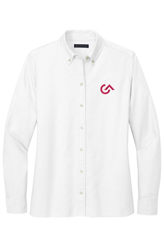 G&A Partners Brooks Brothers Women's Casual Oxford Cloth Shirt