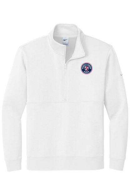 Nashville Lacrosse Embroidered Nike Club Fleece Sleeve Swoosh 1/2-Zip