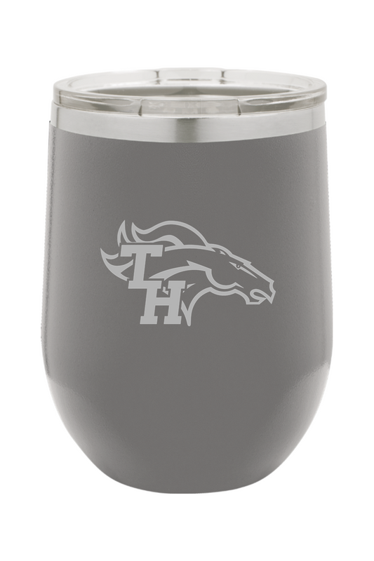 Mustang Lacrosse Insulated Wine Tumbler