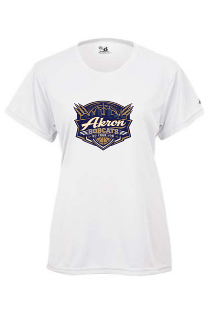 Arkron Bobcats Basketball Youth Girl's Athletic T-Shirt