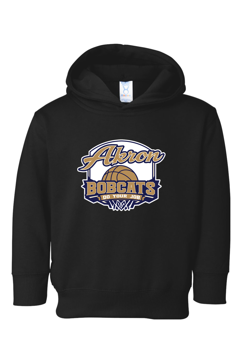 Arkron Bobcats Basketball Toddler Fleece Hoodie