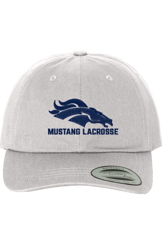 Mustang Lacrosse Embroidered Dad Hat
