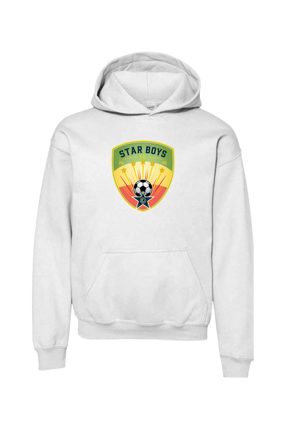 Star Boys Soccer Youth Hoodie