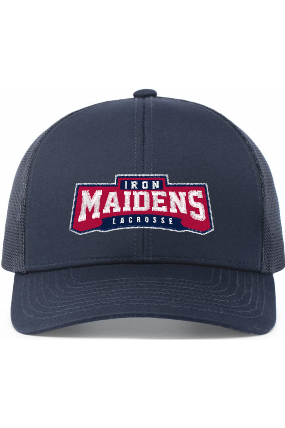 Iron Maidens Lacrosse Embroidered Trucker Hat