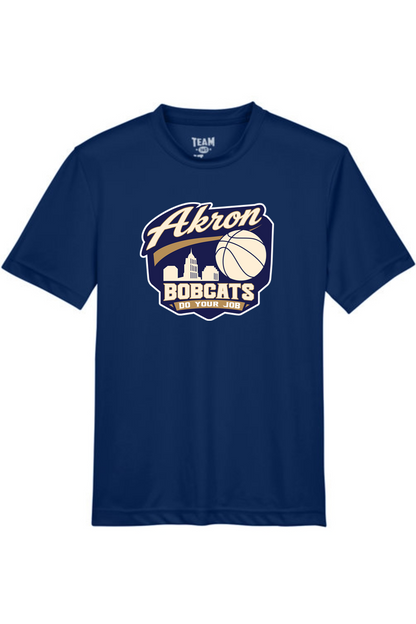 Arkron Bobcats Basketball Youth Athletic T-Shirt