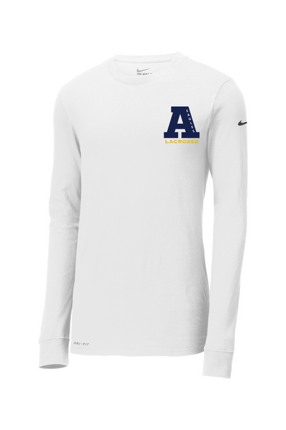 Arlington Eagles Lacrosse Nike Dri-FIT Cotton/Poly Long Sleeve Tee