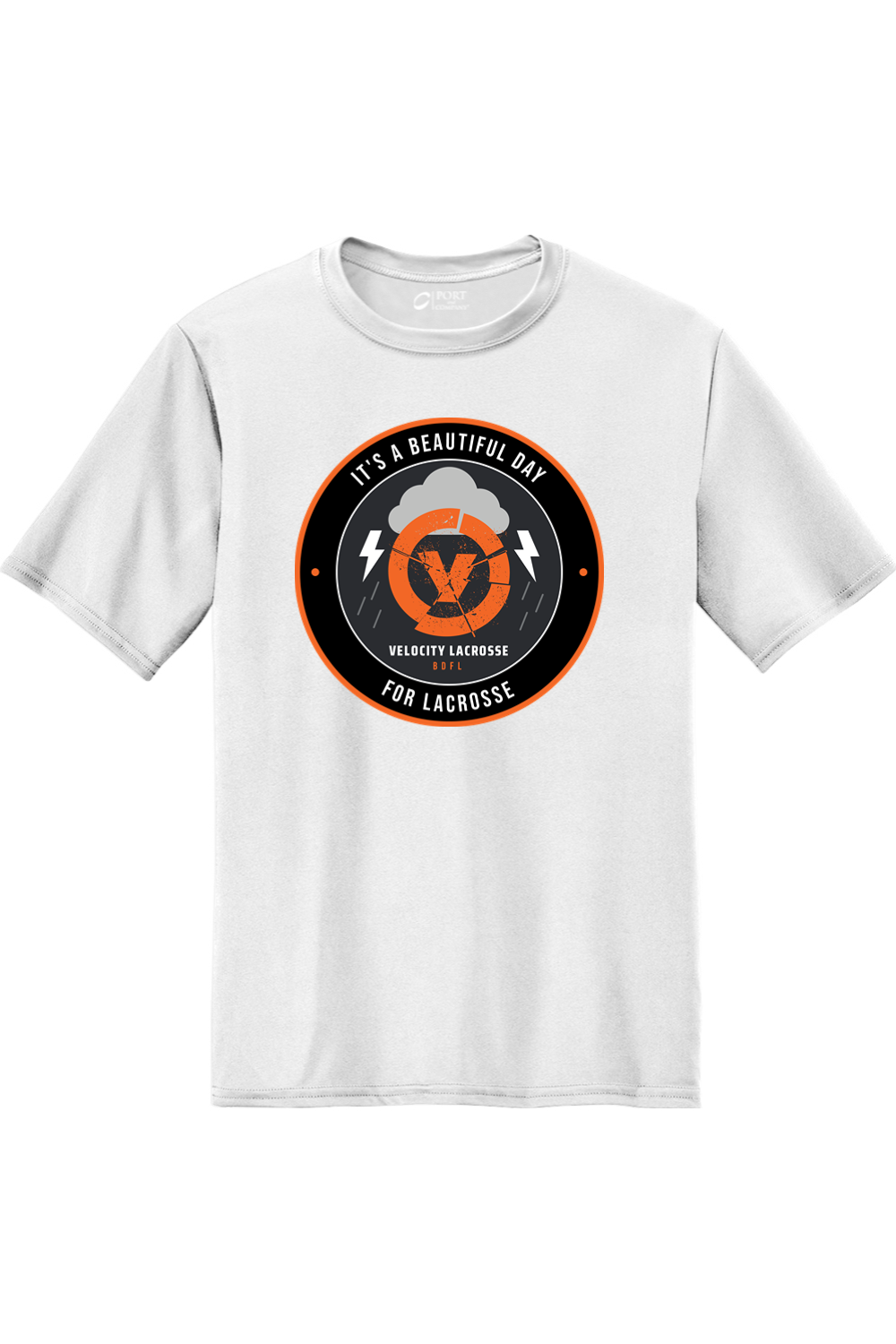Velocity Lacrosse Port & Company Performance Tee