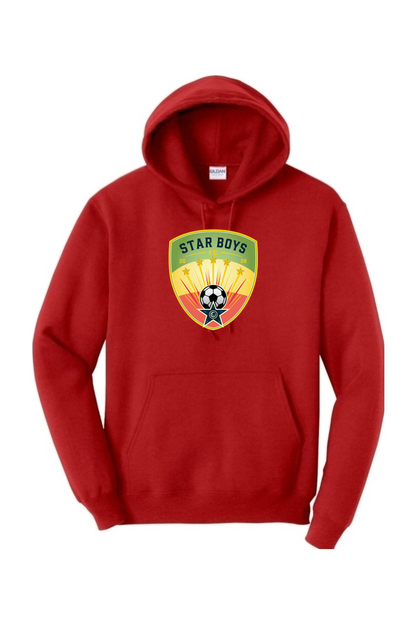 Star Boys Soccer Adult Heavyweight Hoodie