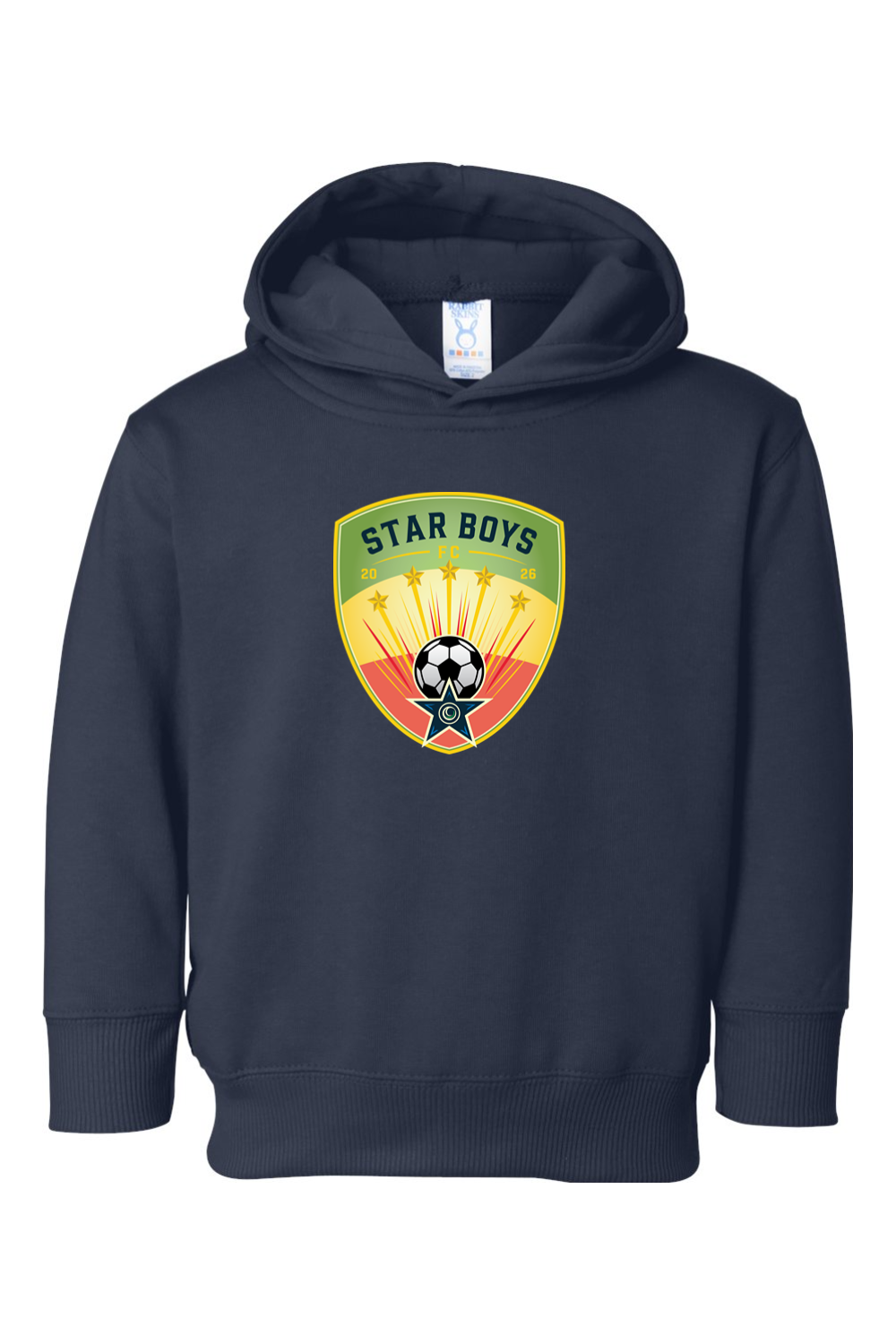 Star Boys Soccer Toddler Fleece Hoodie