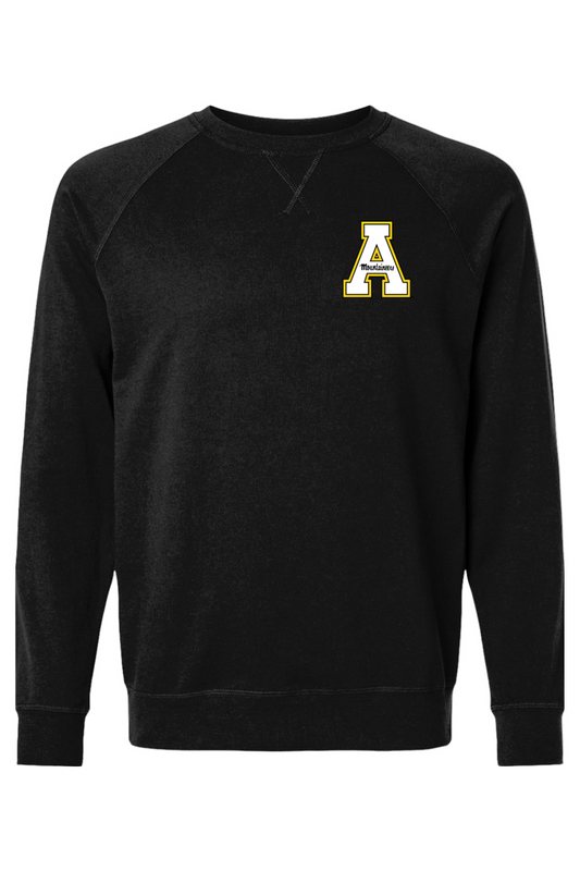 App State Lacrosse Adult Heavyweight Raglan Long Sleeve