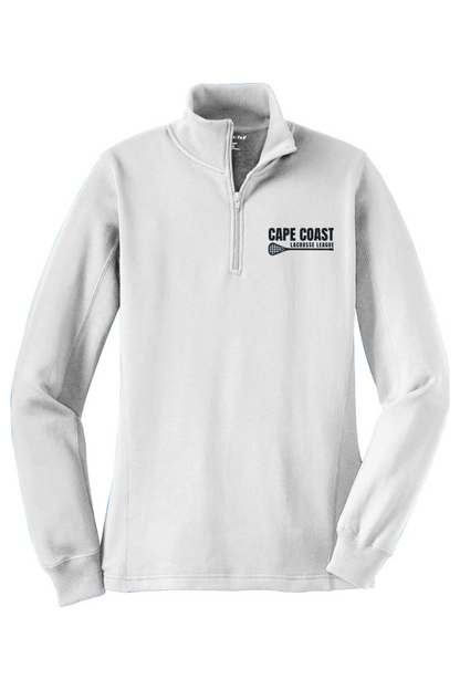 Cape Coast Lacrosse Adult Women's Embroidered Quarter-Zip Pullover