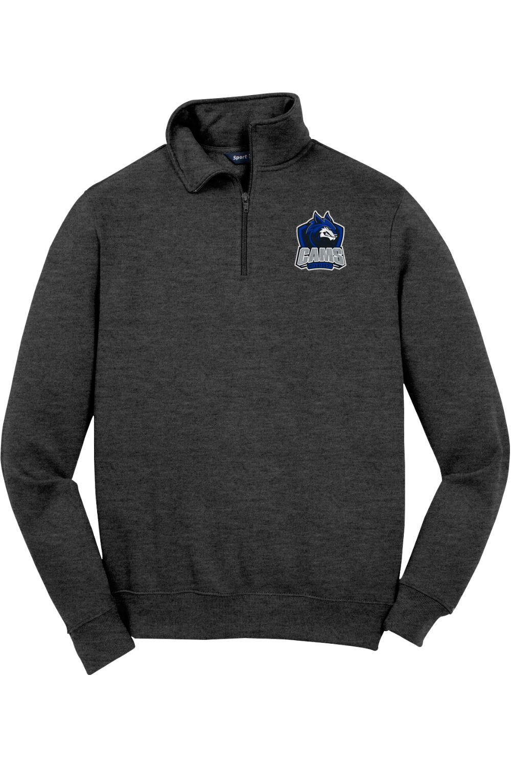CAMS Coyotes Lacrosse Adult Embroidered Quarter-Zip Pullover