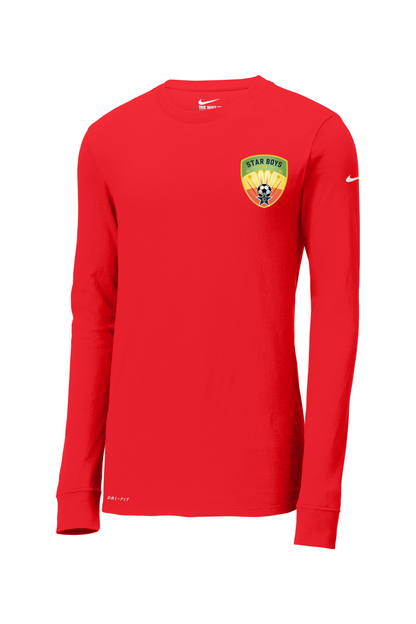 Star Boys Soccer Nike Dri-FIT Cotton/Poly Long Sleeve Tee