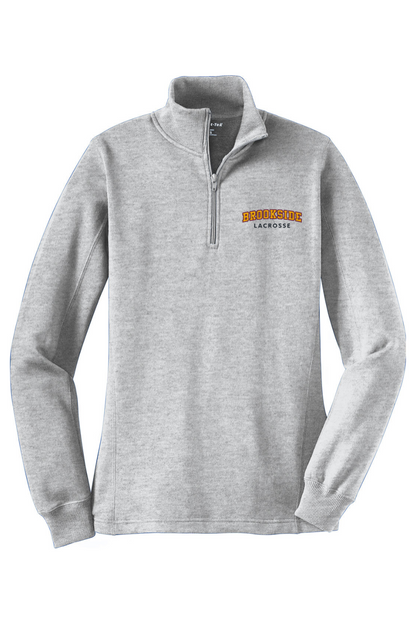 Brookside Lacrosse Adult Women's Embroidered Quarter-Zip Pullover