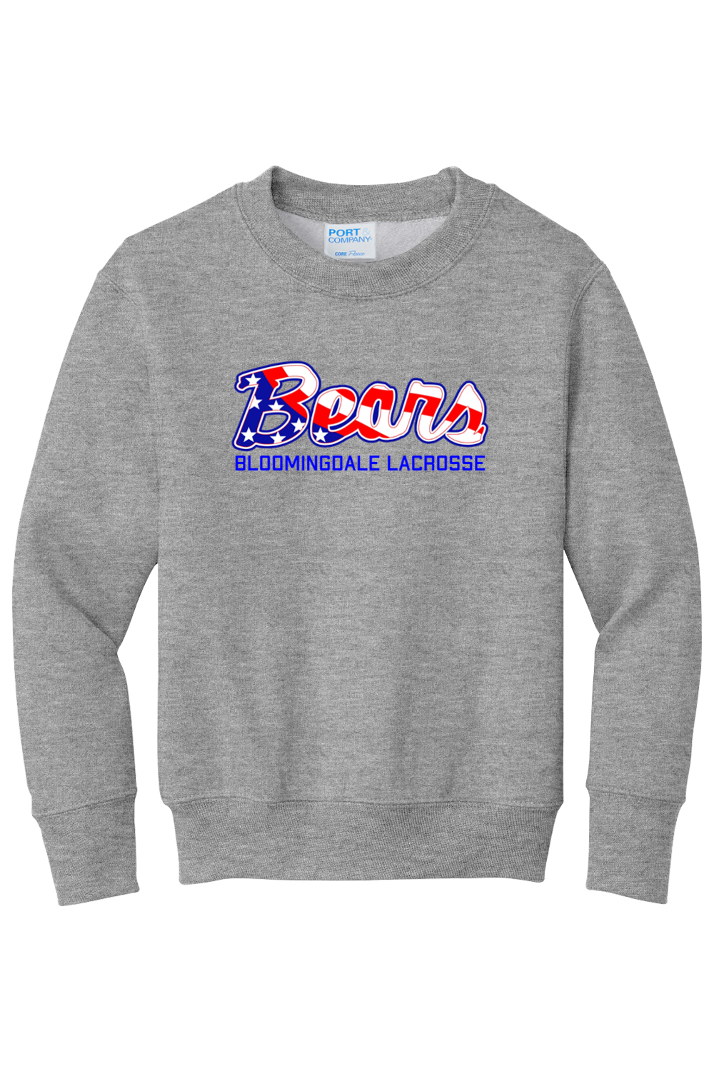 Bloomingdale Athletic Club Port & Company  Youth Core Fleece Crewneck Sweatshirt (PC78Y)
