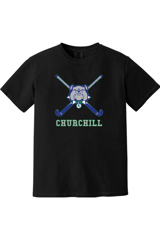 Winston Churchill High School Field Hockey W1LL Comfort Colors Ringspun Short Sleeve Shirt