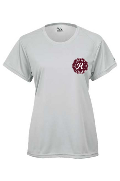 Rebels Travel Baseball Youth Girl's Athletic T-Shirt